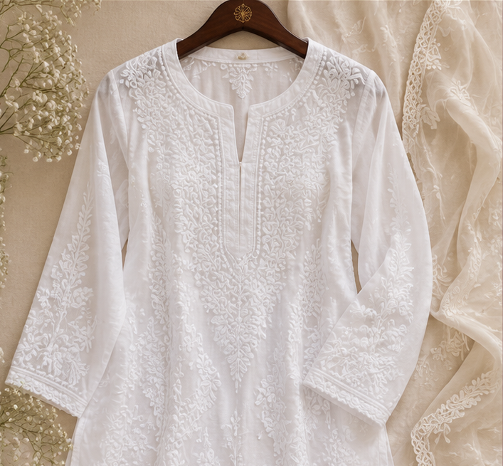 Lucknowi Chikankari Kurtis