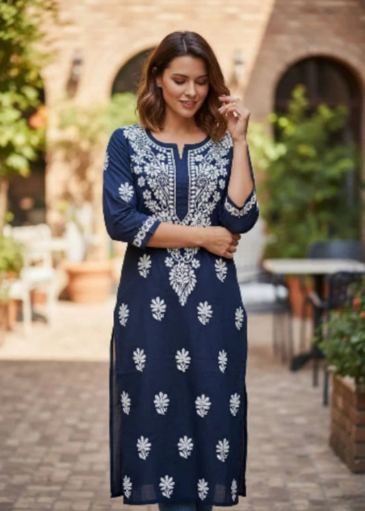 Lucknow Chikankari Kurti